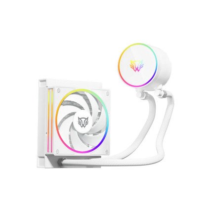 Enfriamiento Líquido Balam RUSH 120 HydroX Pro V2 RGB Blanco, Radiador 120mm CPU Gamer