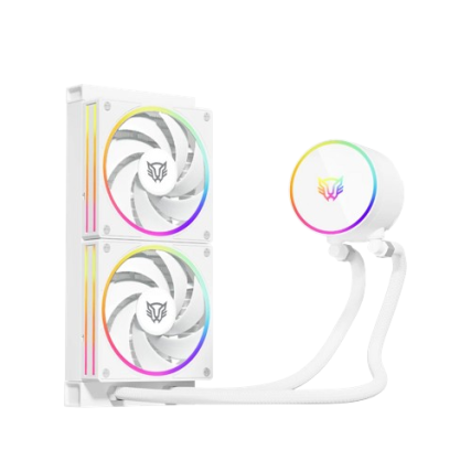 Enfriamiento Líquido Balam RUSH 240 HydroX Pro V2 Blanco, Radiador 240mm CPU Gamer