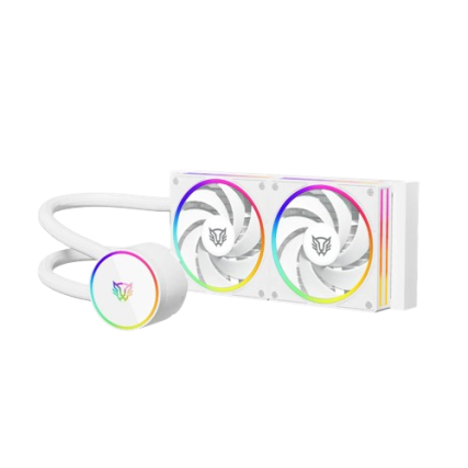 Enfriamiento Líquido Balam RUSH 240 HydroX Pro V2 Blanco, Radiador 240mm CPU Gamer