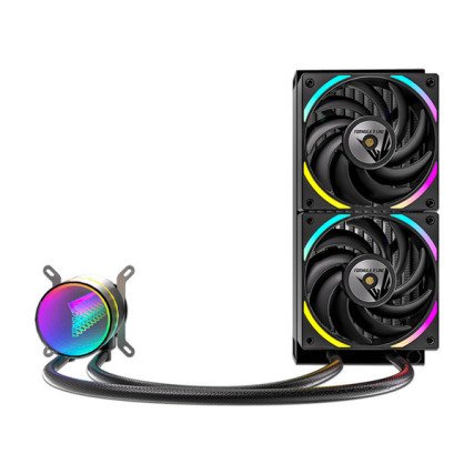 Enfriamiento Líquido ELiQ Formula V Line Oasis L240 Negro ARGB 240mm – CPU Gamer