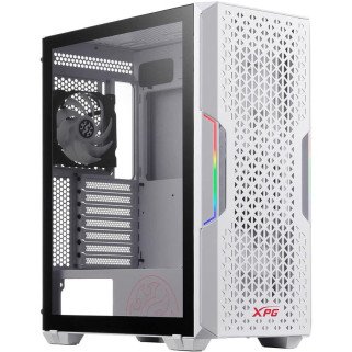 Gabinete Gamer XPG STARKERAIR Blanco Mid Tower con Ventana RGB y Alta Ventilación
