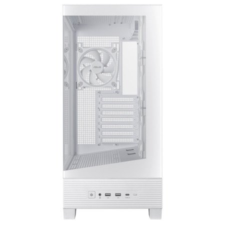 Gabinete ASUS A31 TG White M-ATX Blanco con Cristal Templado y 2x USB-C
