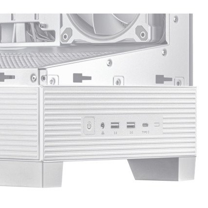 Gabinete ASUS A31 TG White M-ATX Blanco con Cristal Templado y 2x USB-C