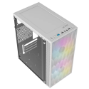 Gabinete Acteck Fuji GC470 Mini Tower Micro ATX / Mini ITX con Fuente 500W y 2 Ventiladores Blanco