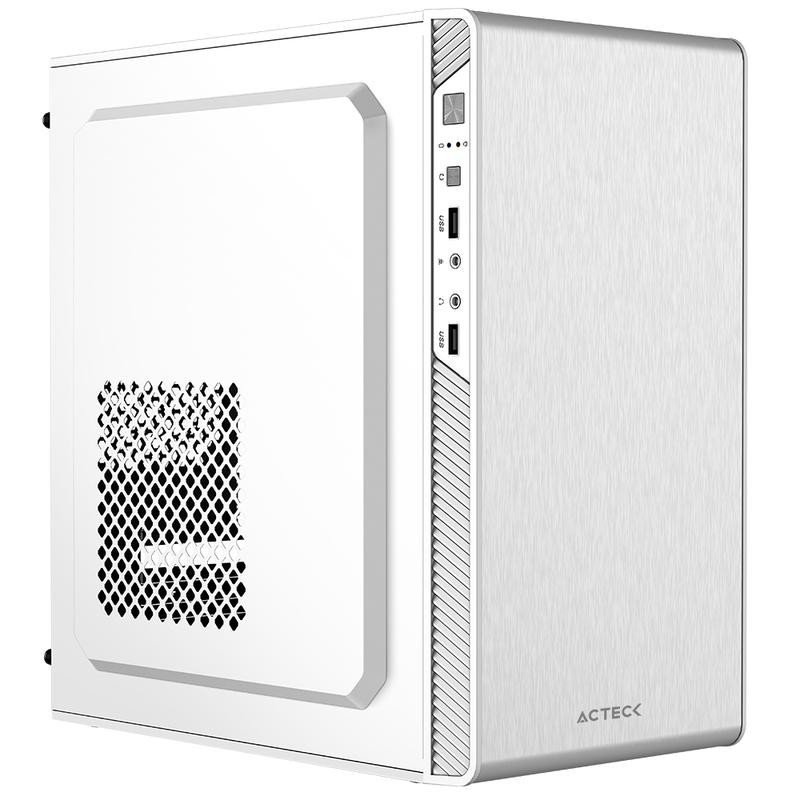 Gabinete Acteck Performance II GI215 Mini Torre con Fuente ATX 500W Blanco