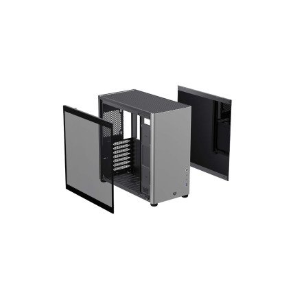 Gabinete Balam Rush Eris Special GM985 Midi Tower ATX / Micro ATX / Mini ITX Negro / Gris