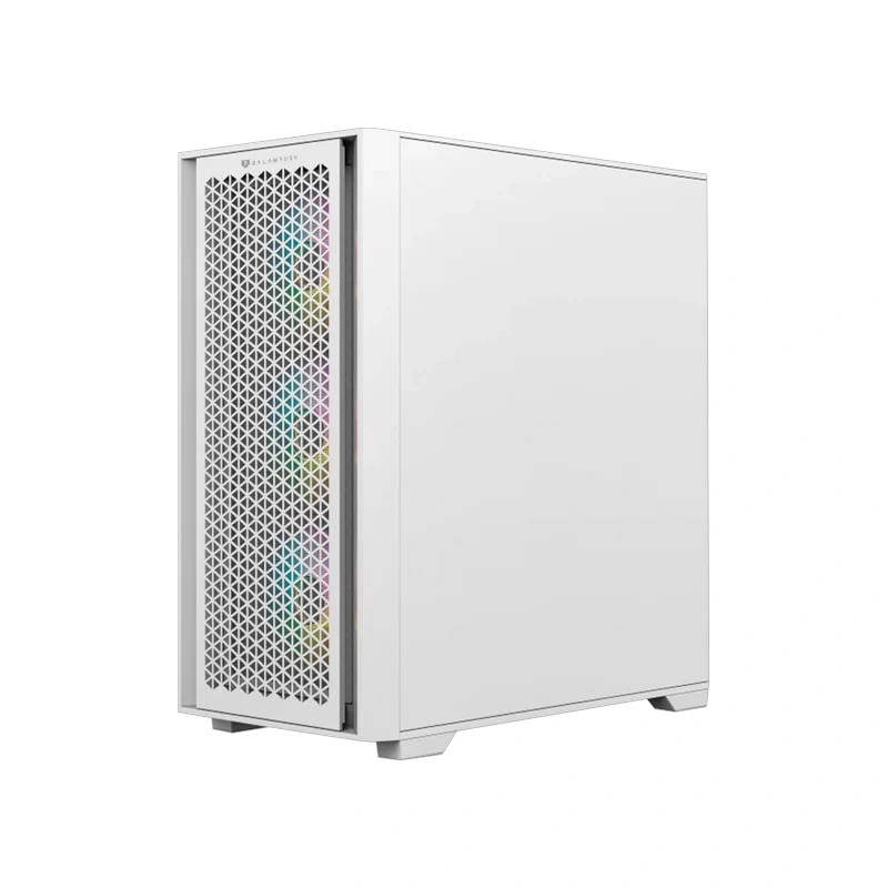 Gabinete Balam Rush Carbono Twin Mate 6000 Midi Tower Micro ATX / Mini ITX con 4 Ventiladores Blanco