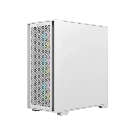 Gabinete Balam Rush Carbono Twin Mate 6000 Midi Tower Micro ATX / Mini ITX con 4 Ventiladores Blanco