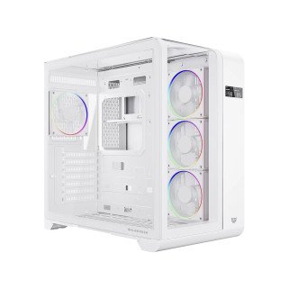 Gabinete Balam Tank Expert Curve 7400 M-ATX Display ARGB Blanco