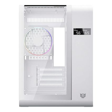 Gabinete Balam Rush Tank Expert Curve 6400 Mini Torre ARGB Blanco BR-941624