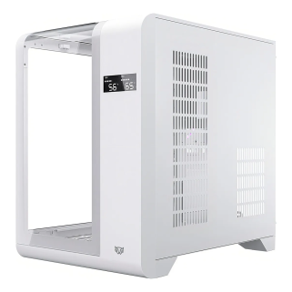 Gabinete Balam Rush Tank Expert Curve 6400 Mini Torre ARGB Blanco BR-941624