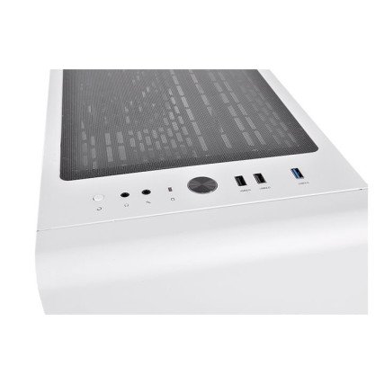 Gabinete Thermaltake S300 TG Snow ATX Midi Tower con Vidrio Templado Blanco