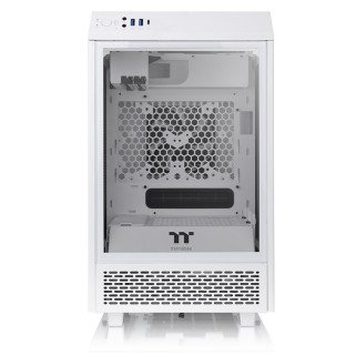 Gabinete Thermaltake The Tower 100 Mini ITX Blanco con 2 Ventiladores Mini Tower Cristal Templado