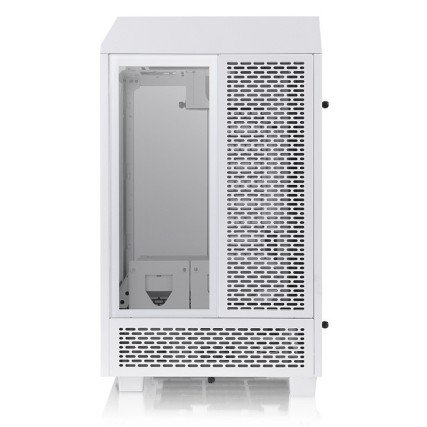 Gabinete Thermaltake The Tower 100 Mini ITX Blanco con 2 Ventiladores Mini Tower Cristal Templado
