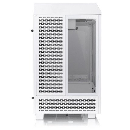 Gabinete Thermaltake The Tower 100 Mini ITX Blanco con 2 Ventiladores Mini Tower Cristal Templado