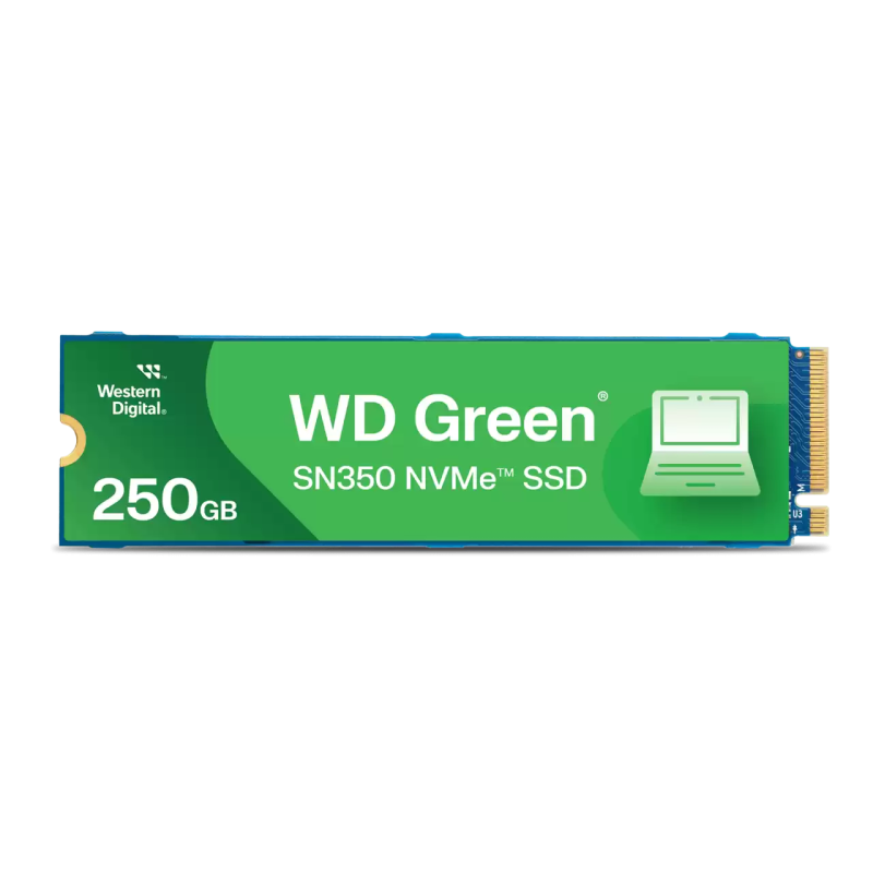 Unidad de Estado Sólido WD Green SN350 NVMe M.2 250GB PCIe SSD WDS250G2G0C