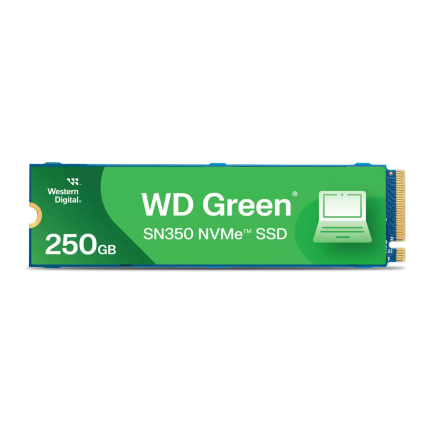 Unidad de Estado Sólido WD Green SN350 NVMe M.2 250GB PCIe SSD
