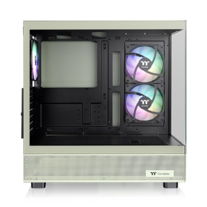 Gabinete Thermaltake View 270 TG ARGB Plus Verde Midi Tower 3 Ventiladores Vidrio Templado