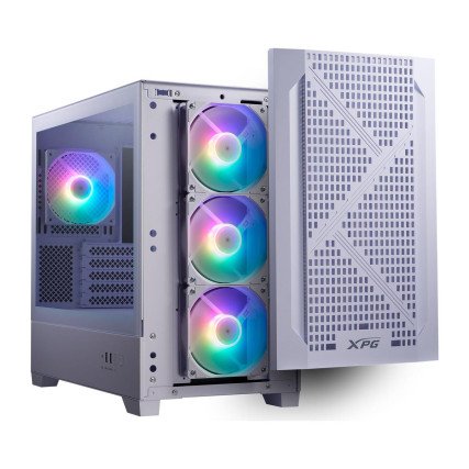Gabinete Gamer XPG Lander 300 Mid Tower Blanco ATX/Micro ATX/Mini ITX