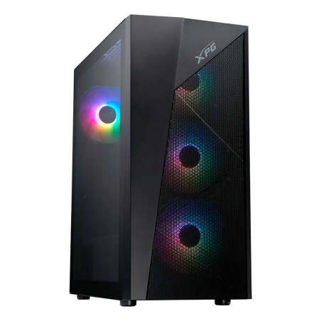 Gabinete Gamer XPG Lander 500 Mid Tower Negro – Alta Ventilación y Estilo RGB