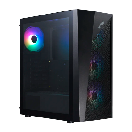 Gabinete Gamer XPG Lander 500 Mid Tower Negro – Alta Ventilación y Estilo RGB