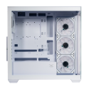 Gabinete Naceb Gaming Midi Tower ATX, Micro ATX y Mini ITX con 4 Ventiladores LED Blanco