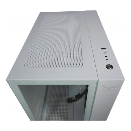 GABINETE NACEB GAMING WHITE NOVA MIDI TOWER ATX MICRO ATX MINI ITX 4 VENTILADORES BLANCO