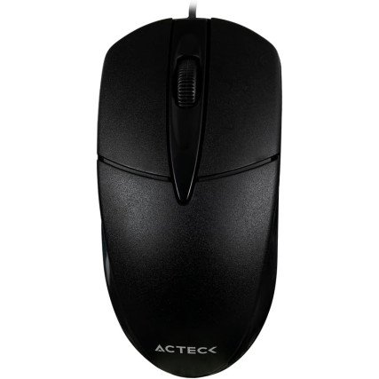 Combo Creator Acteck Teclado MK120 + Mouse USB Negro, Conexión Alámbrica