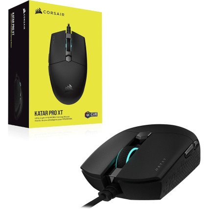 Mouse Gamer Corsair Katar Pro Ultraligero 12,000 DPI, Sensor Óptico de Alta Precisión