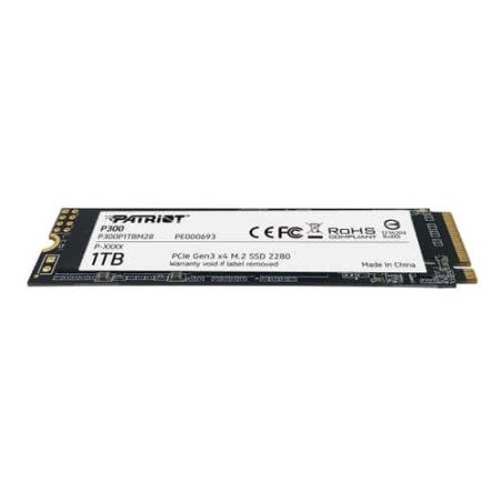 SSD Patriot P300 NVMe M.2 1TB Gen3 x4 Alto Rendimiento para PC y Gaming