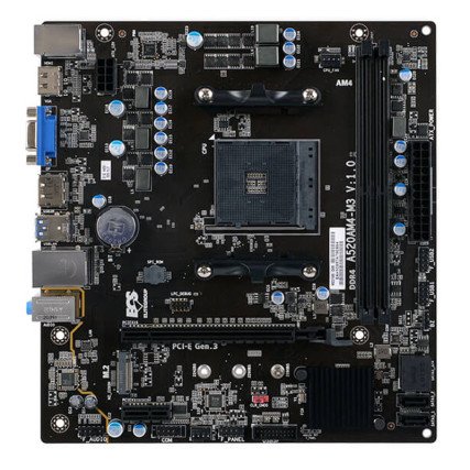 Tarjeta Madre ECS A520AM4-M3D, Socket AM4, Micro ATX , DDR4, HDMI, VGA, DisplayPort