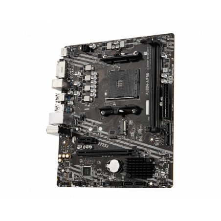 Tarjeta Madre MSI A520M-A PRO, Socket AM4, Micro ATX, DDR4, 4400MHz, HDMI, DVI-D