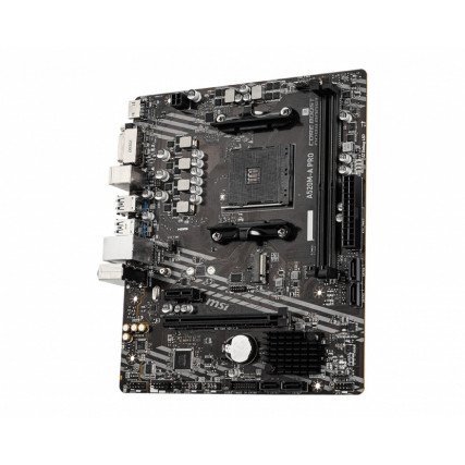 Tarjeta Madre MSI A520M-A PRO, Socket AM4, Micro ATX, DDR4, 4400MHz, HDMI, DVI-D