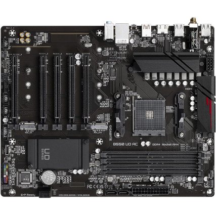 Tarjeta Madre Gigabyte B550 UD AC, Socket AM4, ATX, DDR4, 3200MHz, WiFi BT 5.0 HDMI RGB Fusion