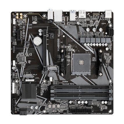 Tarjeta Madre Gigabyte B550M K, Socket AM4, Micro ATX, DDR4, 4733MHz, HDMI, DP