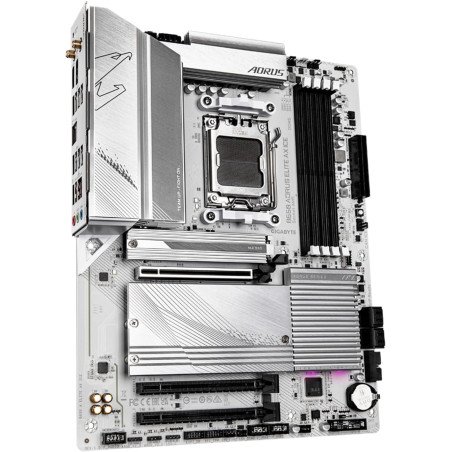 Tarjeta Madre Gigabyte B650 A ELITE AX ICE,  Socket AM5,  ATX, DDR5,  8000MHz, HDMI, DP