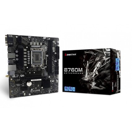 Tarjeta Madre Biostar B760MX2-E D4 LGA1700, DDR4 4400, Micro ATX, HDMI, VGA, DVI, USB3.2 M.2
