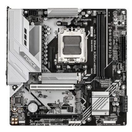 Tarjeta Madre Gigabyte B850M Force WF6E V2, Socket AM5, DDR5, 5200MHz, HDMI, DP, Micro ATX