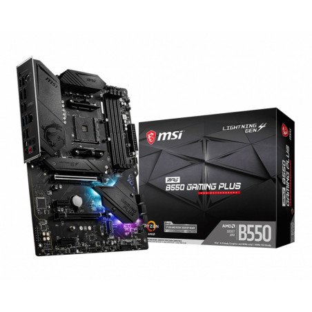 Tarjeta Madre MSI MPG B550 Gaming Plus AM4, DDR4 4266MHz, PCIe 4.0, ATX, HDMI, DP