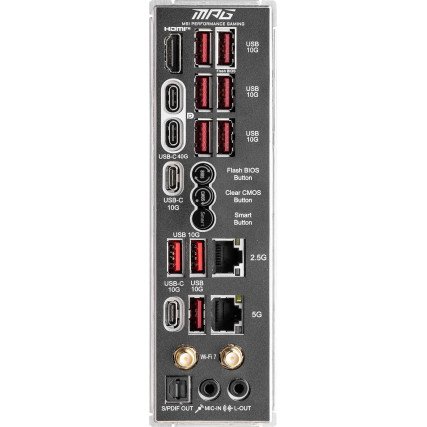 Tarjeta Madre MSI MPG X870E Carbon WiFi AM5 DDR5 8400MHz ATX 4xM.2 USB-C HDMI