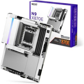 Tarjeta Madre NZXT X870E White RGB AM5 DDR5 ATX WiFi 7