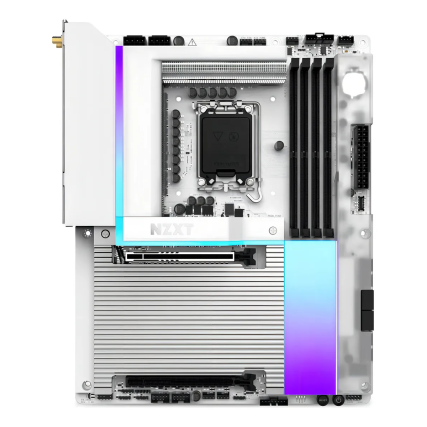 MOTHERBOARD NZXT (N9-Z89XT-W1) N9 Z890 GAMING, INTEL Z890 CHIPSET, WI-FI, CUBIERTA BLANCA