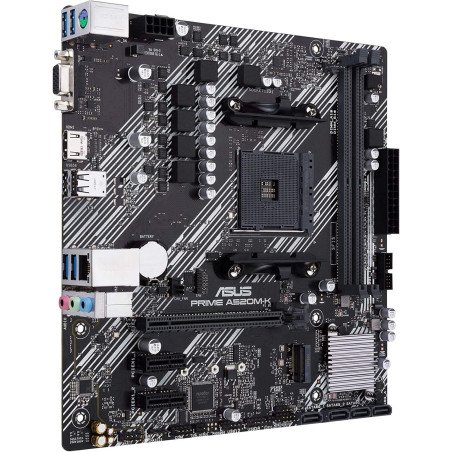 Tarjeta Madre ASUS PRIME A520M-K/CSM AM4 DDR4 HDMI PCIe 3.0 Micro ATX