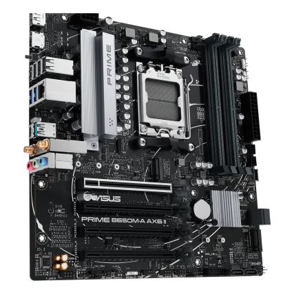 Tarjeta Madre ASUS PRIME B650M-A AX6 II Socket AM5 Micro ATX DDR5 HDMI WiFi6