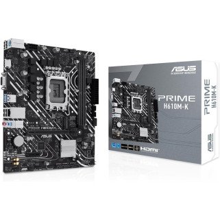 Tarjeta Madre ASUS PRIME H610M-K Socket 1700 Micro ATX DDR5 PCIe 4.0 HDMI VGA