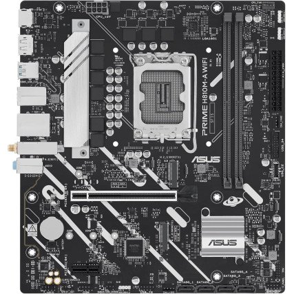 Tarjeta Madre ASUS PRIME H810M-A WIFI-CSM Socket 1851 Micro ATX DDR5 PCIe 4.0 WiFi6 HDMI DP