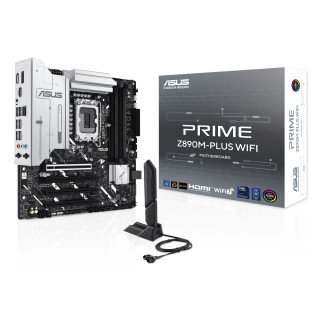Tarjeta Madre ASUS PRIME Z890M-PLUS WIFI Socket 1851 Micro ATX DDR5 PCIe 4.0 WiFi7 USB-C HDMI