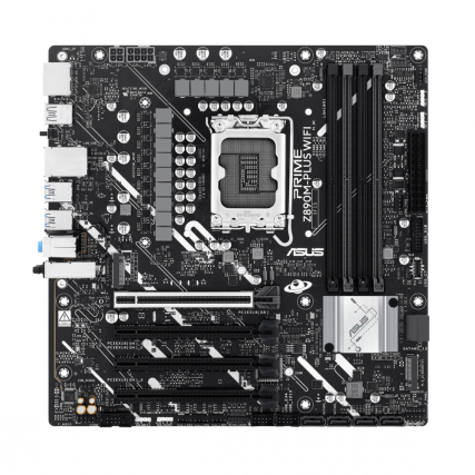 Tarjeta Madre ASUS PRIME Z890M-PLUS WIFI Socket 1851 Micro ATX DDR5 PCIe 4.0 WiFi7 USB-C HDMI