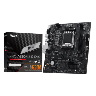 Tarjeta Madre MSI PRO A620AM-B EVO Micro ATX Socket AM5 DDR5 6800 HDMI VGA