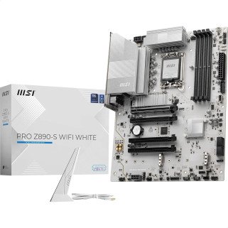 Tarjeta Madre MSI PRO Z890-S WIFI White ATX LGA 1851 DDR5 8800